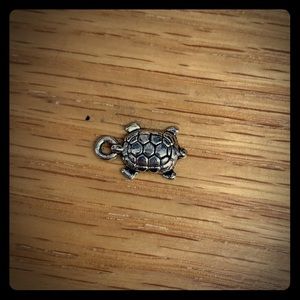 Sterling silver turtle charm